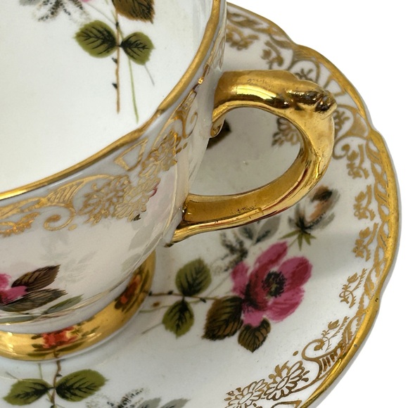 Vintage H&M Sutherland Footed Cup and Saucer - Picture 3 of 6